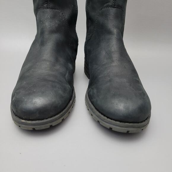 Clarks Marana Trudy Womens Knee High Boot Leather Size 9 Side Zip Stretch Calf - Picture 7 of 15